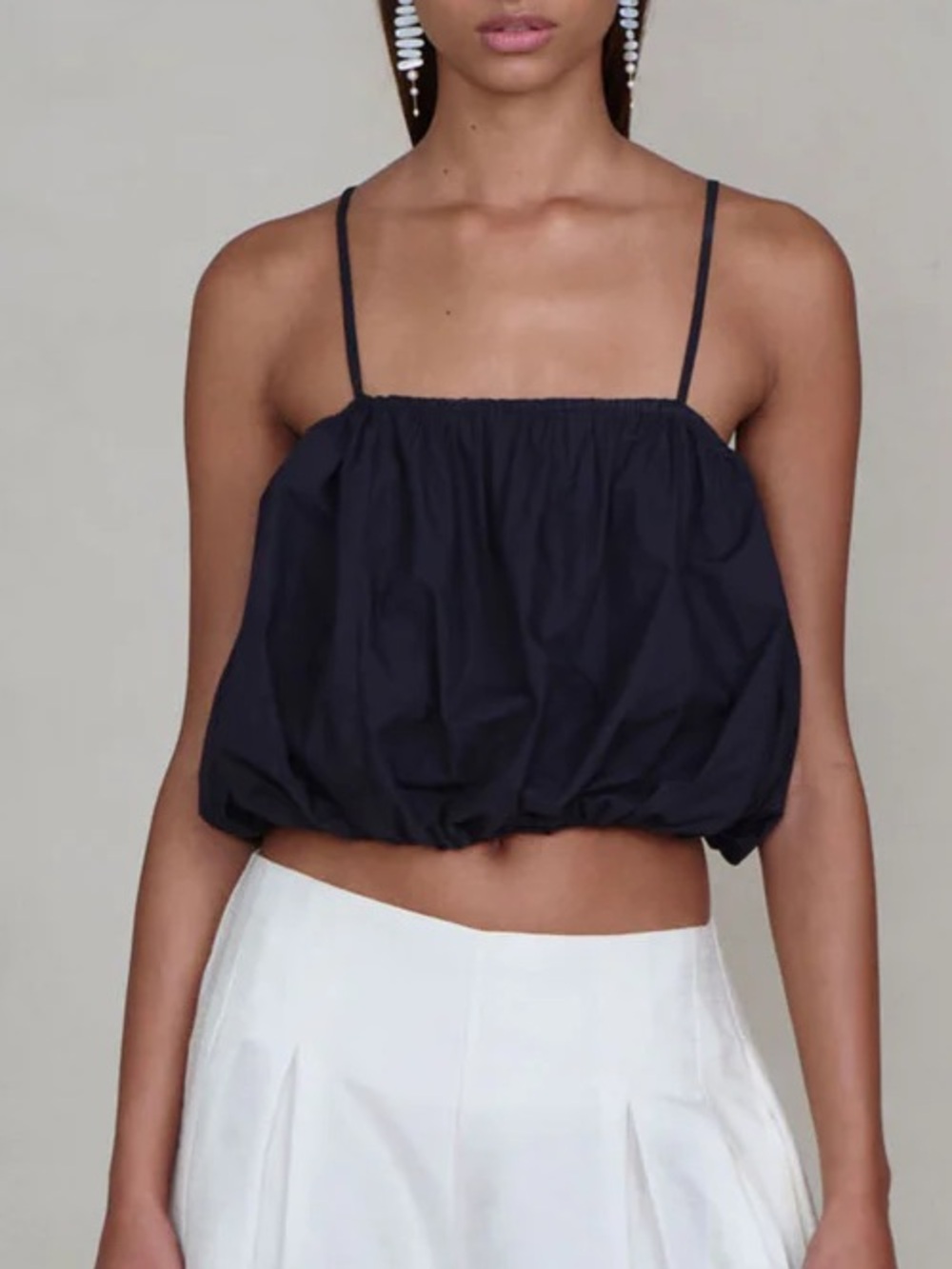 Chan Luu Bubble Top Midnight Navy